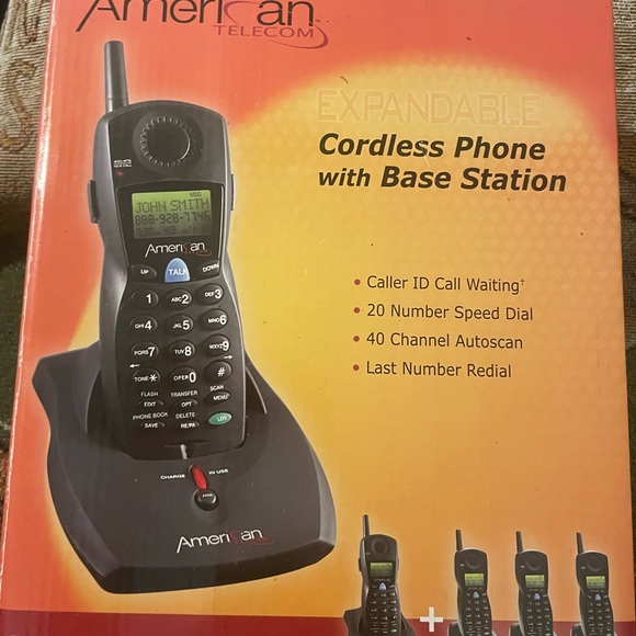 American TeleCom Cordless Phone w/ Base Station NOS NEW - Picture 4 of 7